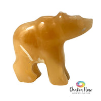 Honey Calcite Bear