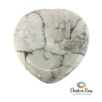 Howlite Heart Shaped Gratitude Stone
