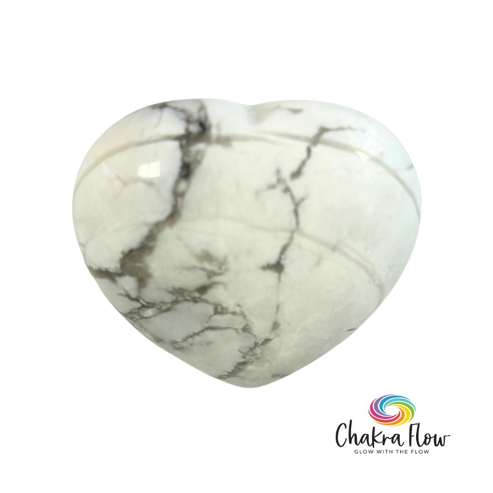 Howlite Heart