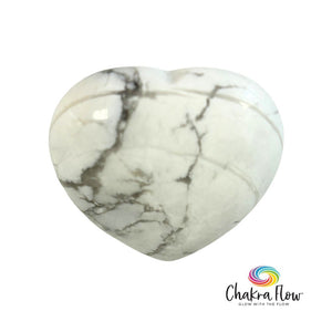 Howlite Heart