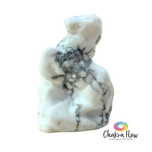 Howlite Horse Figurine