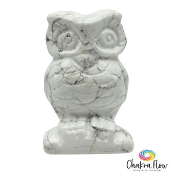 Howlite Owl