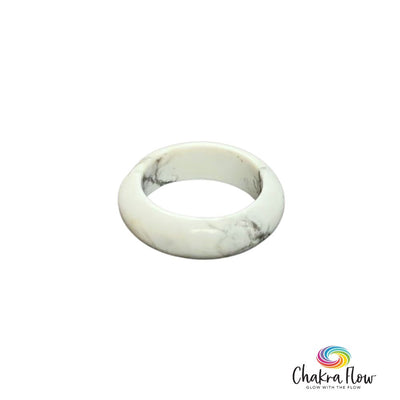 Howlite Ring Size 8