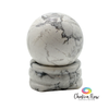 Howlite Sphere & Stand