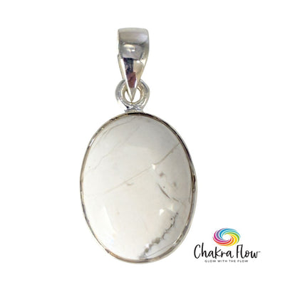 Howlite Sterling Silver Pendant