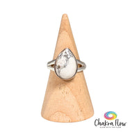Howlite Sterling Silver Ring