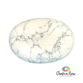 Howlite Palm Stone