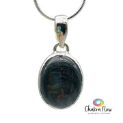 Hypersthene Sterling Silver Pendant