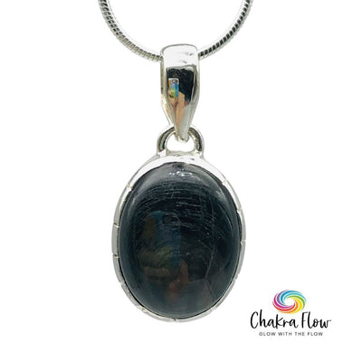 Hypersthene Sterling Silver Pendant