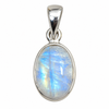 Rainbow Moonstone Sterling Silver Pendant