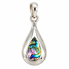 Abalone Teardrop Sterling Silver Pendant