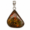 Ammonite Sterling Silver Pendant