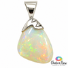 Ethiopian Opal Sterling Silver Pendant