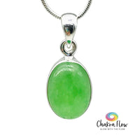 Jade Sterling Silver Pendant