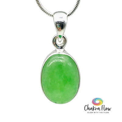 Jade Sterling Silver Pendant