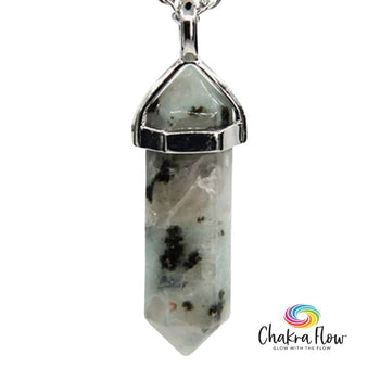 Kiwi Jasper Double Terminated Pendant