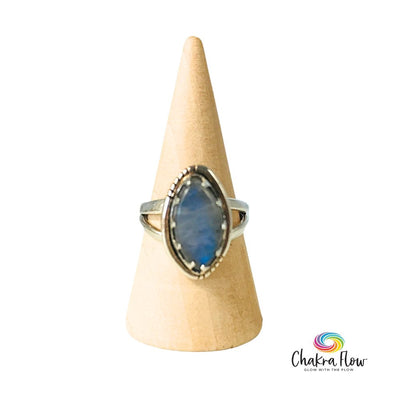 Labradorite Sterling Silver Ring Size 6