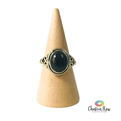 Labradorite Sterling Silver Ring Size 6