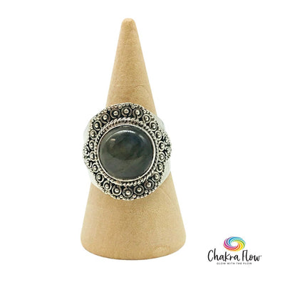 Labradorite Sterling Silver Ring Size 7