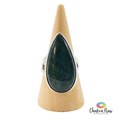 Labradorite Sterling Silver Ring Size 7
