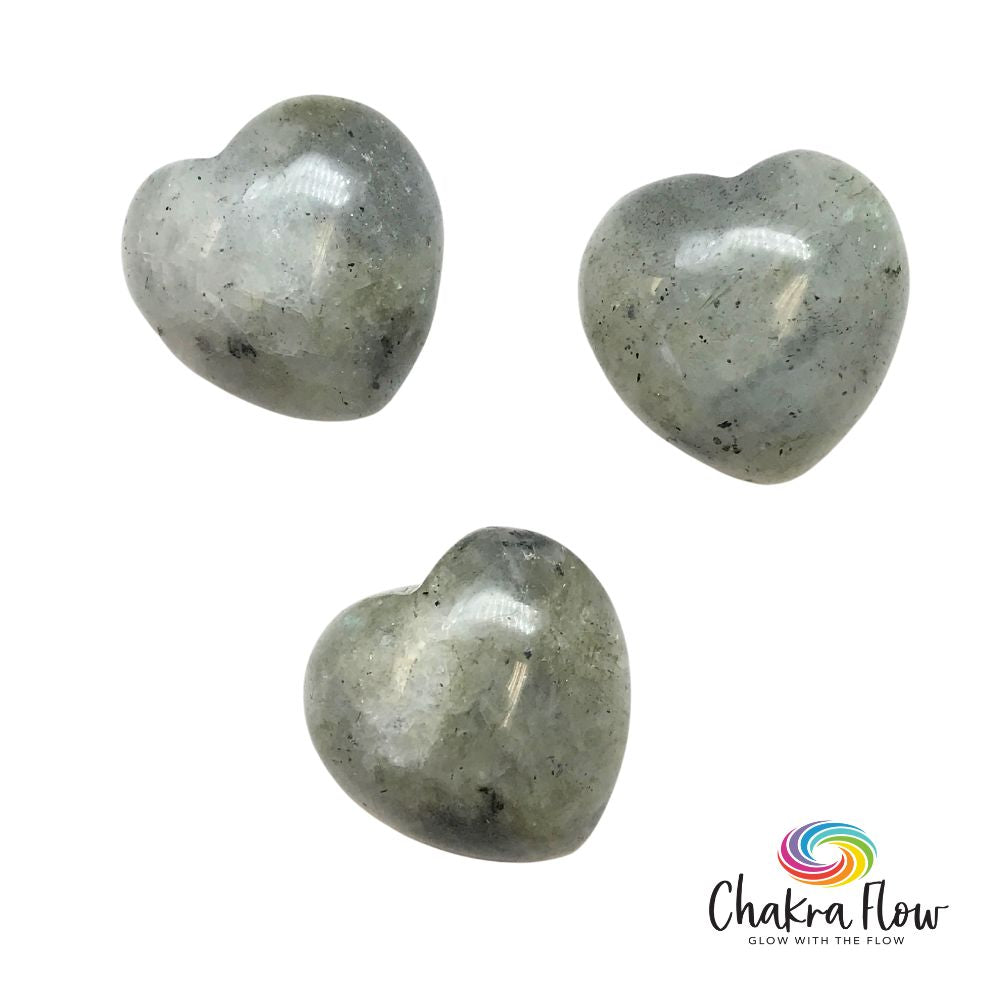 Labradorite Heart