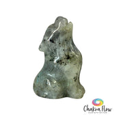 Labradorite Wolf Figurine