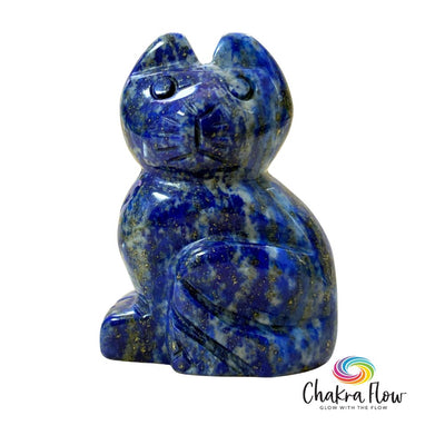 Lapis Lazuli Cat Figurine