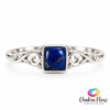 Lapis Lazuli Filigree Sterling Silver Ring