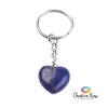 Lapis Lazuli Heart Keychain