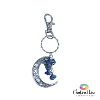 Lapis Lazuli Moon Charm