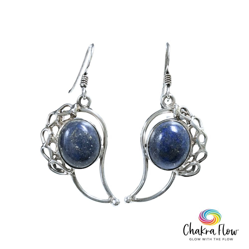 Lapis Lazuli Sterling Silver Earrings