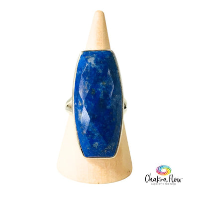 Lapis Lazuli Sterling Silver Ring Size 6