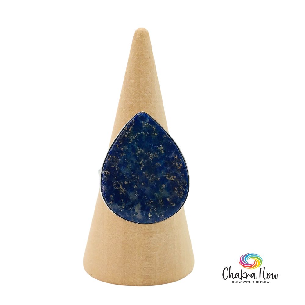 Lapis Lazuli Sterling Silver Ring Size 7