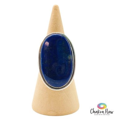 Lapis Lazuli Sterling Silver Ring Size 7