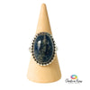 Lapis Lazuli Sterling Silver Ring Size 8
