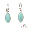 Larimar Marquise Sterling Silver Earrings