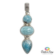 Larimar Sterling Silver Pendant