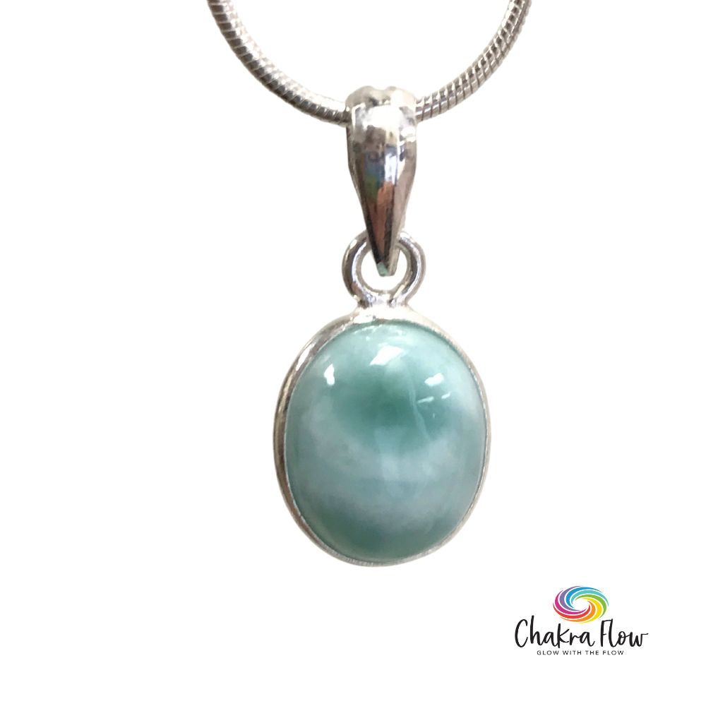 Larimar Sterling Silver Pendant