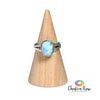 Larimar Sterling Silver Ring 
