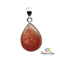Lattice Sunstone Pendant
