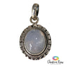 Lavender Quartz Sterling Silver Pendant
