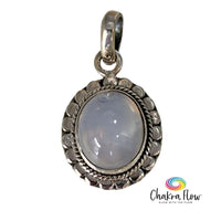 Lavender Quartz Sterling Silver Pendant