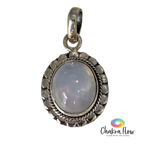 Lavender Quartz Sterling Silver Pendant