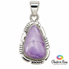 Lavender Stichtite Sterling Silver Pendant