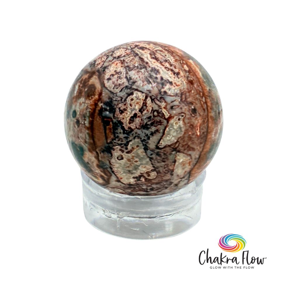 Leopardskin Jasper Sphere