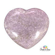 Lepidolite Heart