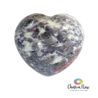 Lepidolite Heart