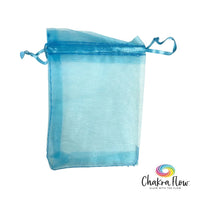 Light Blue Organza Bag