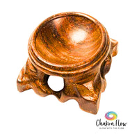 Light Wood Sphere Holder