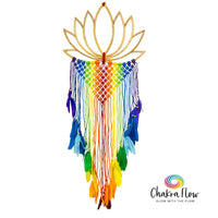 Lotus Bamboo Chakra Macrame Wall Decor
